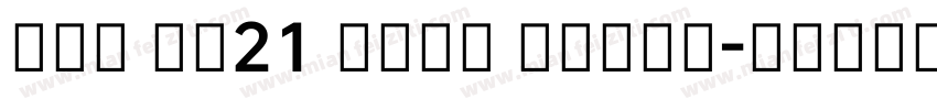 New HD21 Incl Tradi字体转换